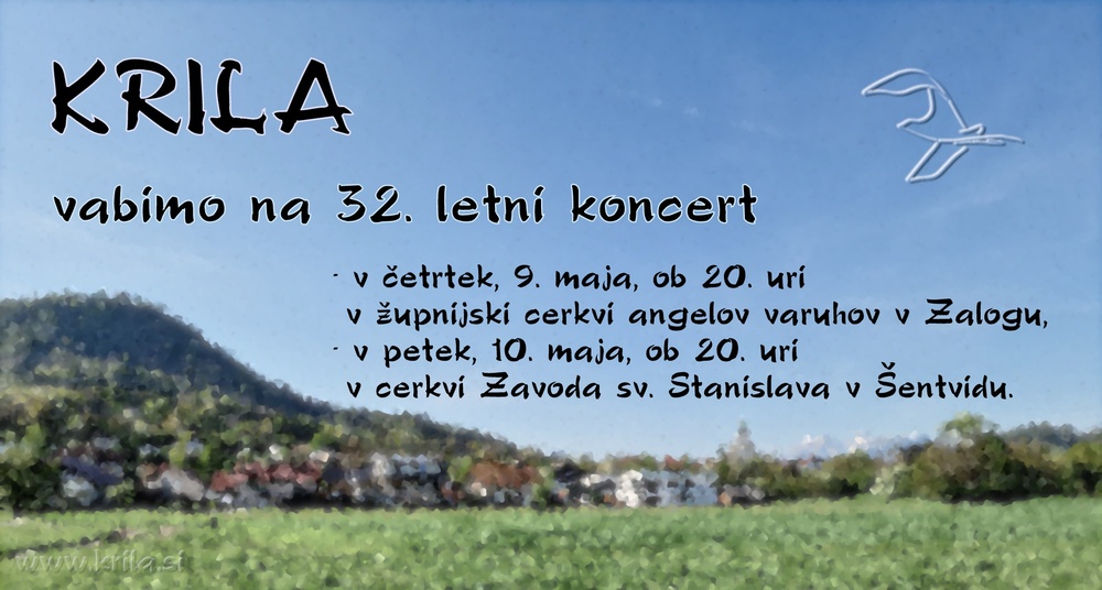 Vabilo na 32. letni koncert