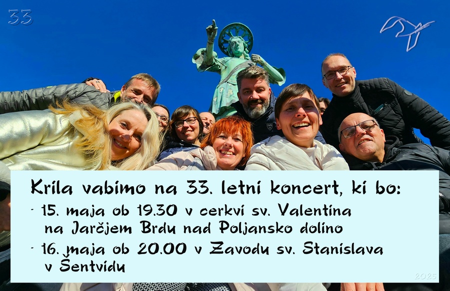 Vabilo na 33. letni koncert